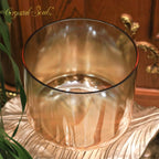 Crystal Soul High Quality Thickened Indigo Gold Gradient Alchemy Crystal Bowl