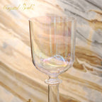 Crystal Soul Clear Aurora Double-Headed Crystal Holy Chalice Customizable Tones