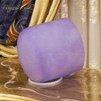 Crystal Soul Macaron Indigo Frosted Crystal Singing Bowl