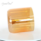 Crystal Soul Orange Gradient Alchemy Crystal Bowl