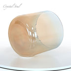 Crystal Soul Orange Azure Clear Gradient Alchemy Crystal Bowl