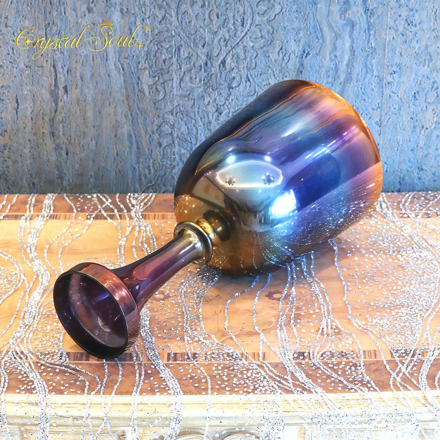 Crystal Soul Metal Multi layered Gradient Holy Grail Alchemy Crystal Bowl