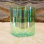 Crystal Soul High Quality Green Aurora Alchemy Crystal Bowl