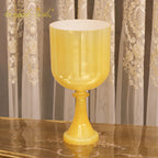 Crystal Soul Glazed Yellow Holy Grail Crystal Singing Bowl