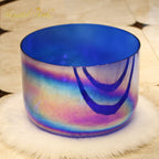 Crystal Soul High Quality Cosmic Purple Aurora Alchemy Crystal Bowl Customizable 18"