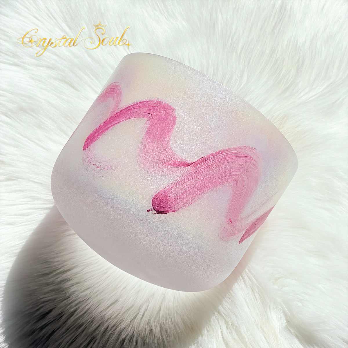 Crystal Soul Thetis Alchemy Frosted Crystal Singing Bowl