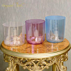 Crystal Soul Pearl Colored Alchemy Crystal Bowl Harmony Set An Endocrine Set