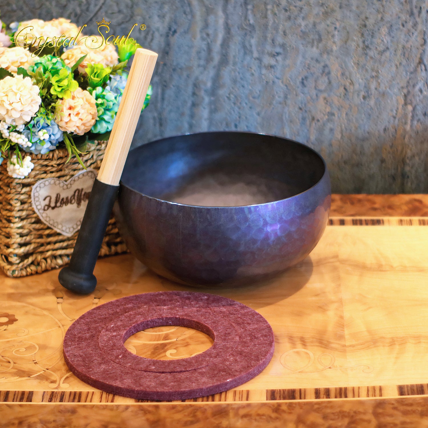 Crystal Soul High Quality Titanium Singing Bowl Set