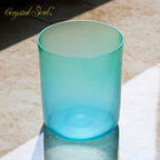 Crystal Soul Azure Green Gradient Alchemy Crystal Bowl