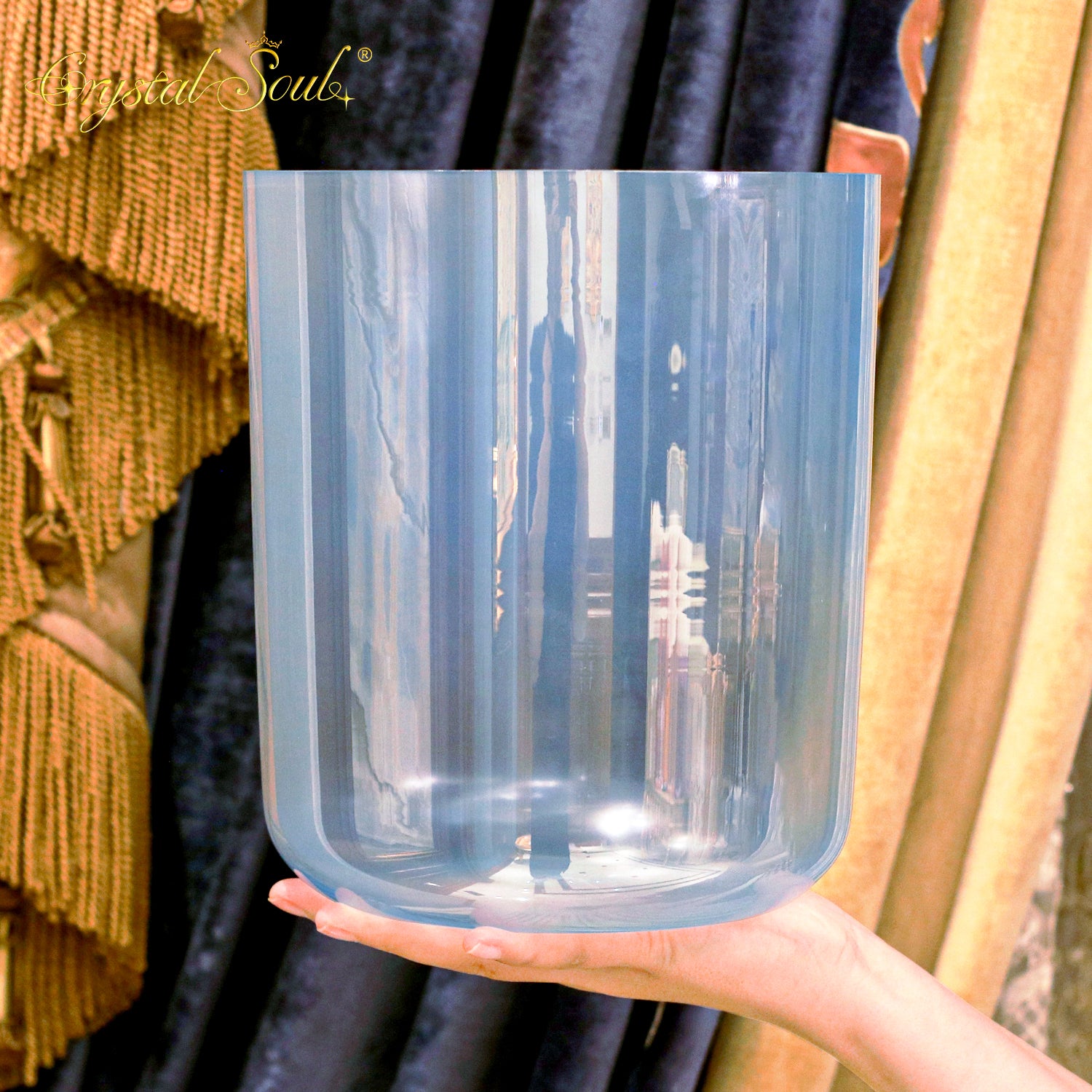 Crystal Soul Pearl Azure Alchemy Crystal Bowl