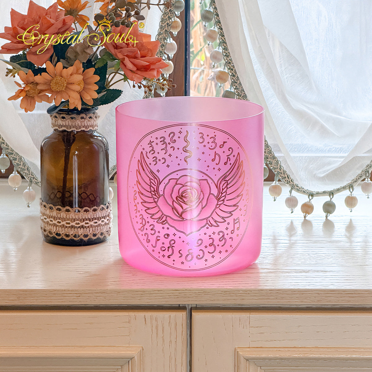 Crystal Soul Rosa Seraphina Alchemy Crystal Bowl