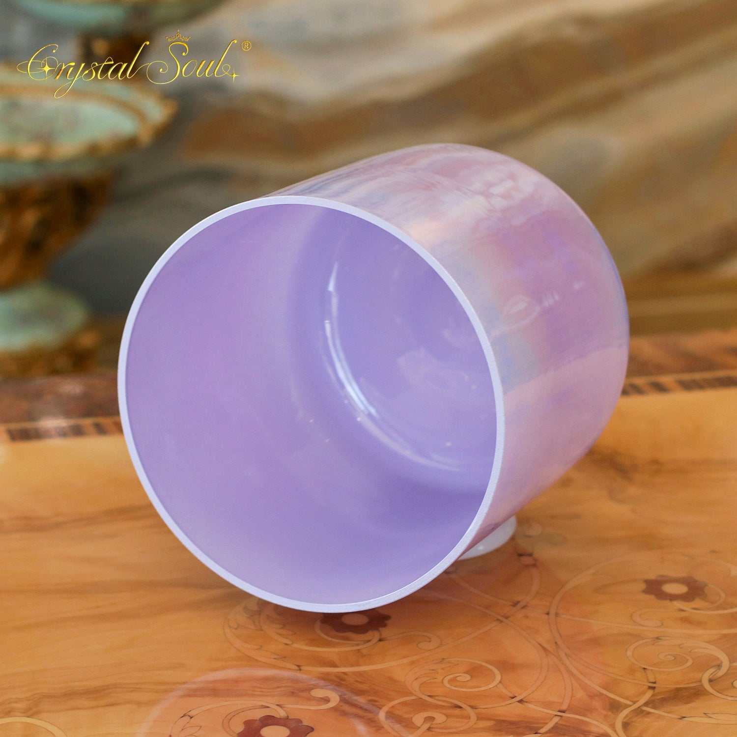 Crystal Soul Taro Purple Classic Thickened Alchemy Crystal Bowl