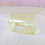 Crystal Soul Yellow Aurora Clear Alchemy Crystal Bowl