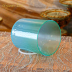 Crystal Soul Azure Green Gradient Alchemy Crystal Bowl