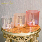 Crystal Soul Pearl Colored Alchemy Crystal Bowl Harmony Set An Endocrine Set