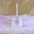 Crystal Soul Pearl White Handheld Crystal Bowl Customizable Octave 3rd 4th