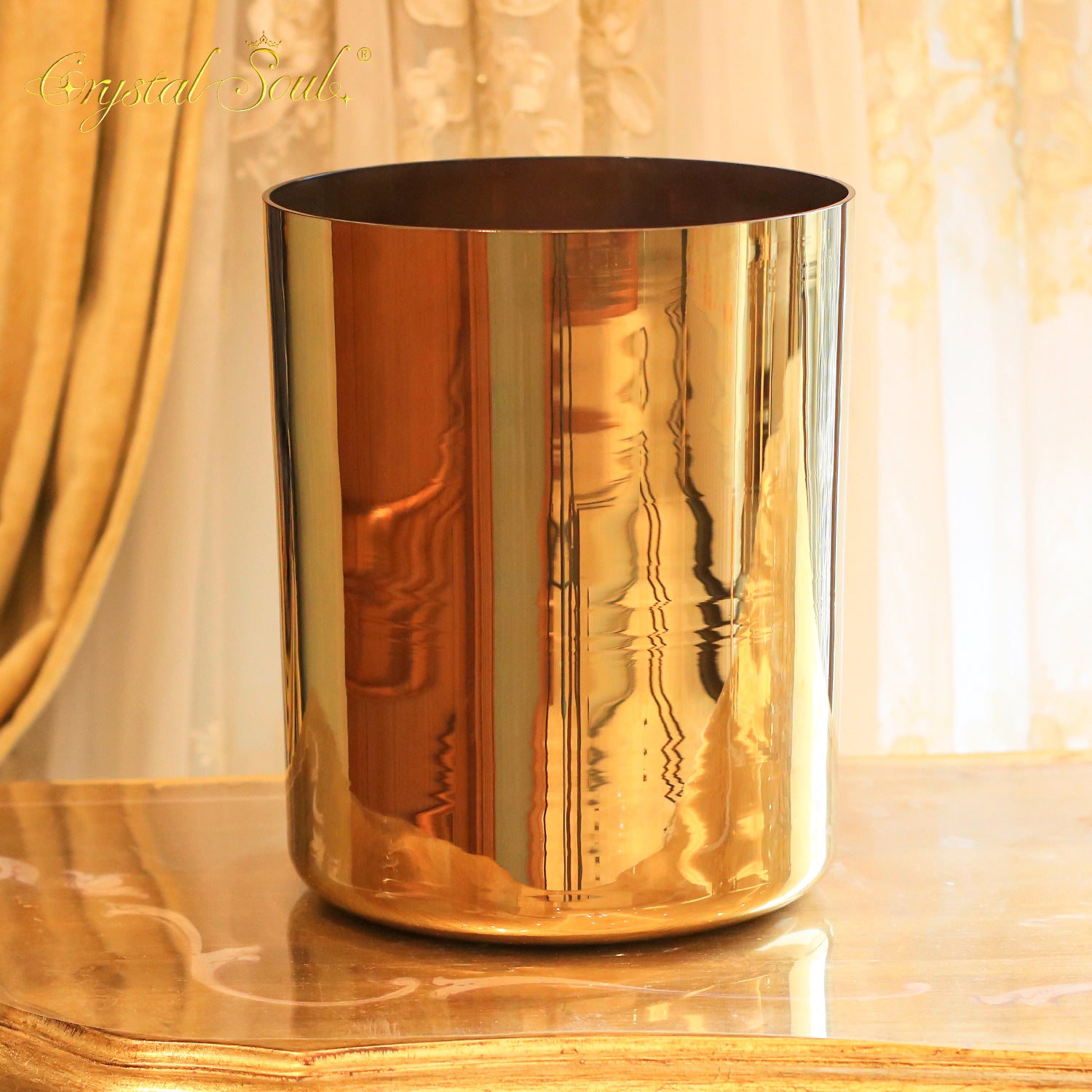 Crystal Soul High Energy 24K Gold Alchemy Crystal Bowl