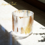Crystal Soul Spiritual Series Clear Style Hand-Painted Gilded Alchemy Crystal Bowl
