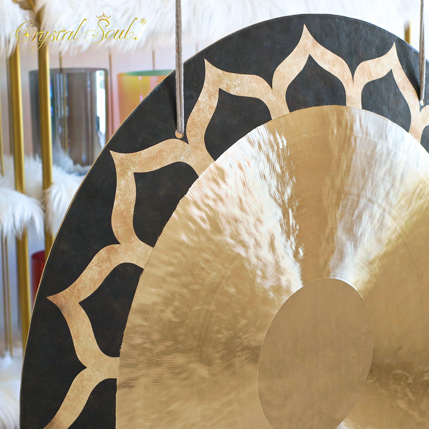Crystal Soul Lotus Wind Gong