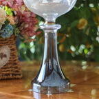 Crystal Soul Black-Gray-Silver-White Pearl Gradient Holy Grail Crystal Bowl