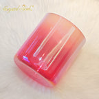 Crystal Soul Rose Pink Pearl Glow Gradient Alchemy Crystal Bowl