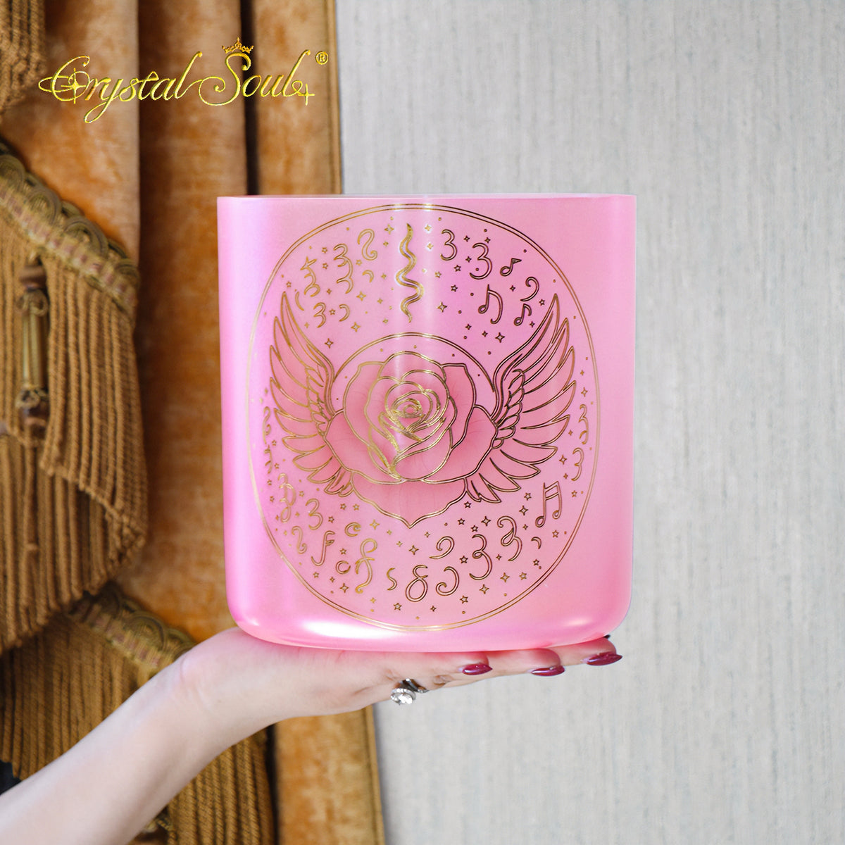 Crystal Soul Rosa Seraphina Alchemy Crystal Bowl