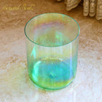 Crystal Soul Classic Chakra Clear Gradient Green Alchemy Crystal Bowl