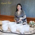 Crystal Soul High Quality Classic White Frosted Crystal Bowl Set