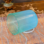 Crystal Soul Azure Green Gradient Alchemy Crystal Bowl