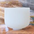 Crystal Soul White Gray High Quality Original Mineral Frosted Crystal Singing Bowls