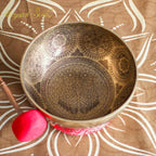 Crystal Soul 40cm Handmade Feet Carved Singing Bowl Standing Bowls