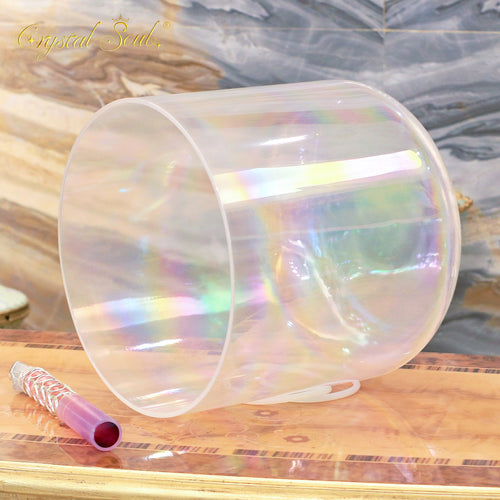 Crystal Soul 12" High Quality Aurora Gradient Alchemy Crystal Bowl