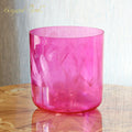 Crystal Soul Superior Design Romantic Aegean Pink Pearlescent Alchemy Crystal Bowl