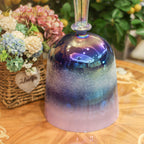 Crystal Soul High Quality Dazzling Sandblasted Purple Aurora Gradient Holy Grail Crystal Bowl