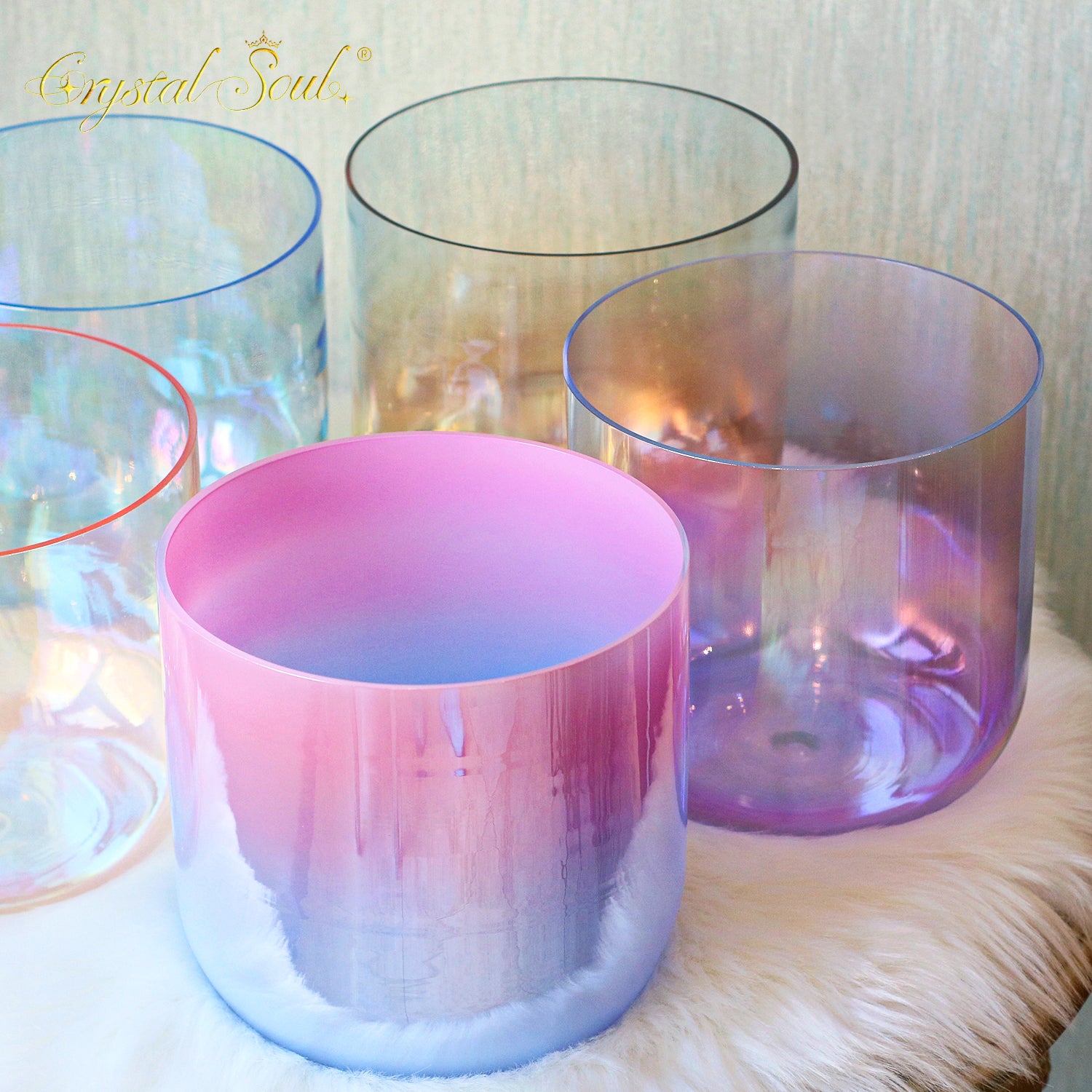 Crystal Soul Superior Design Thickened Alchemy Crystal Bowl Set