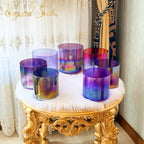 Crystal Soul Mysterious Cosmic Aurora Alchemy Crystal Bowl Set