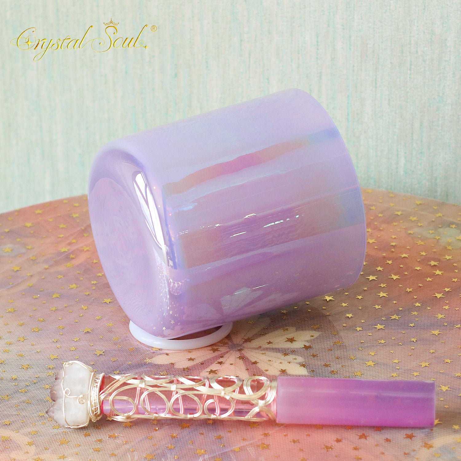 Crystal Soul Taro Purple Classic Thickened Alchemy Crystal Bowl