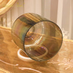 Crystal Soul Superior Design New Arrival Champagne Gold-Brown Alchemy Crystal Bowl