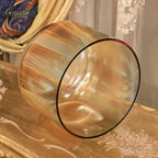 Crystal Soul High Quality Thickened Indigo Gold Gradient Alchemy Crystal Bowl