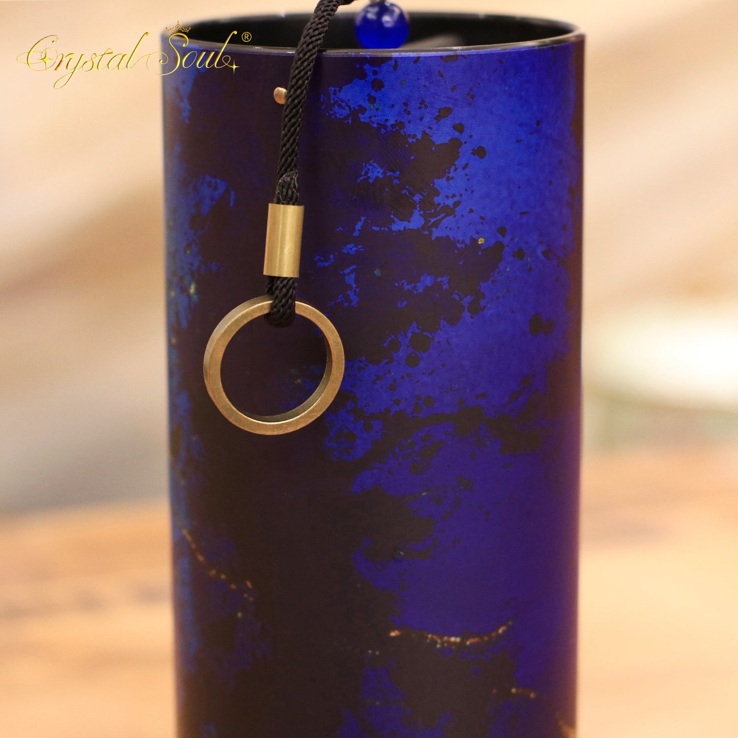 Crystal Soul Purple Starry Sky Wind Chime