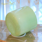Crystal Soul Classic Fresh Lime Green Alchemy Crystal Bowl