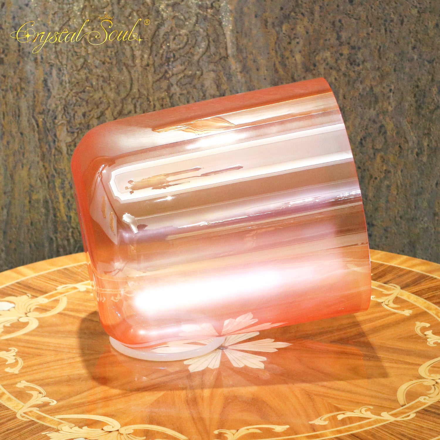 Crystal Soul Pearl Red Alchemy Crystal Bowl