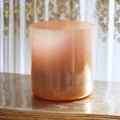 Crystal Soul Sunset Orange Gold Alchemy Crystal Bowl