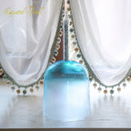 Crystal Soul Crystal Handle Blue-Purple Gradient Handheld Crystal Bowl