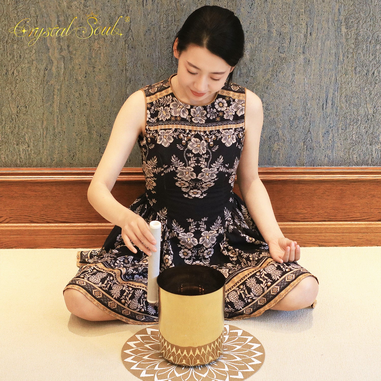 Crystal Soul High Energy 24K Gold Alchemy Crystal Bowl