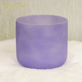 Crystal Soul Macaron Indigo Frosted Crystal Singing Bowl