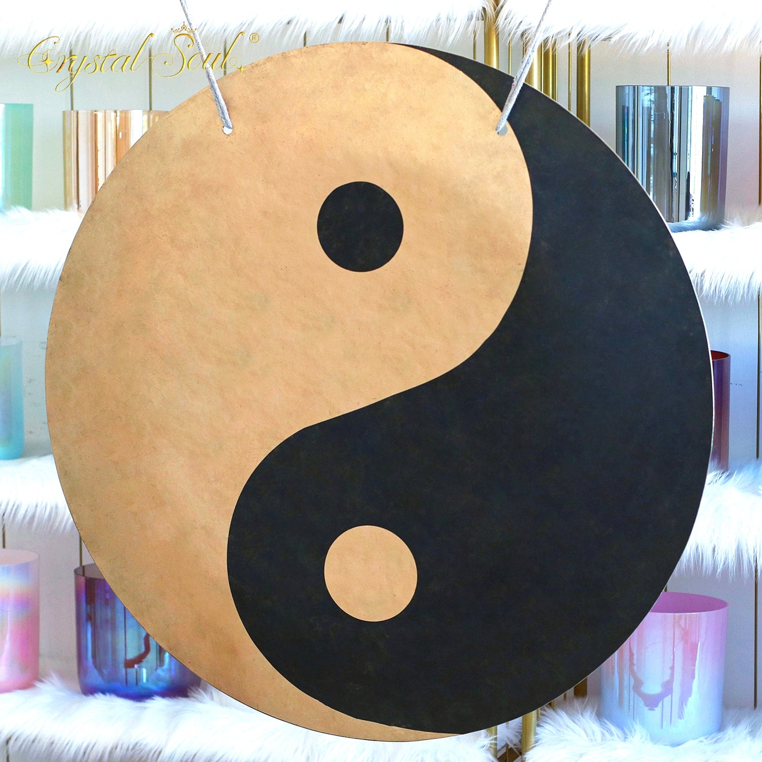 Crystal Soul Yin Yang Wind Gong