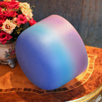 Crystal Soul Nebula Purple Sea Triple Gradient Frosted Crystal Singing Bowl