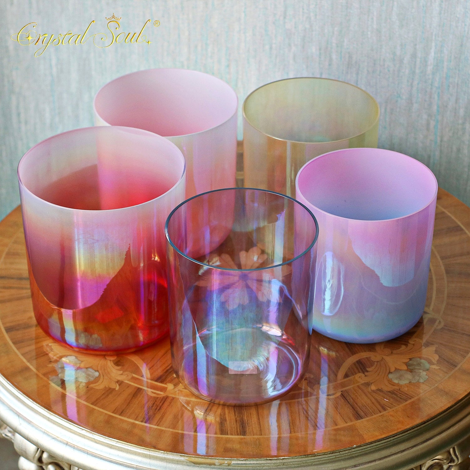 Crystal Soul Five Elements Alchemy Crystal Bowl Harmony Sound Set