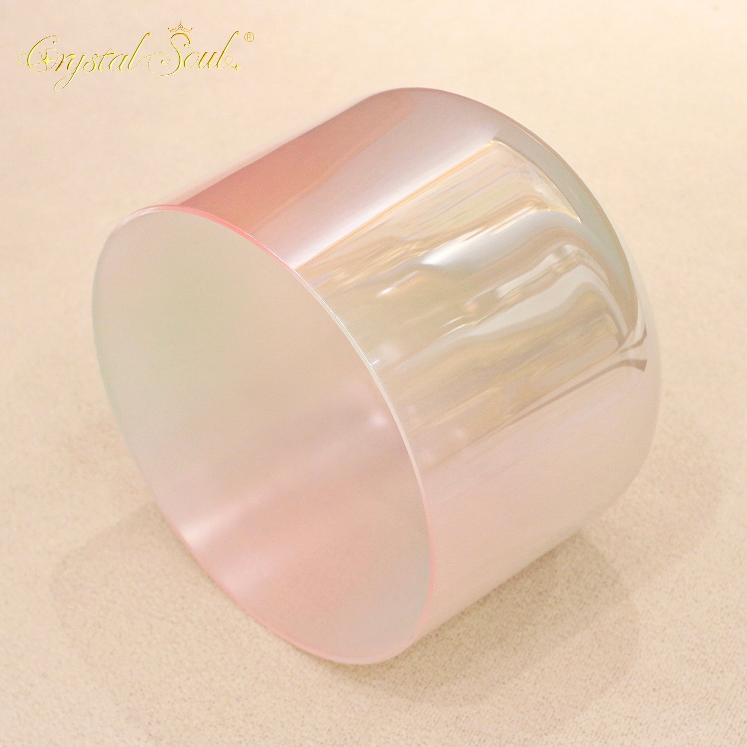 Crystal Soul Red-Green-White Gradient Thickened Alchemy Crystal Bowl